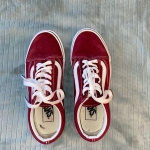 Old skool Rumba Red / Off White Vans